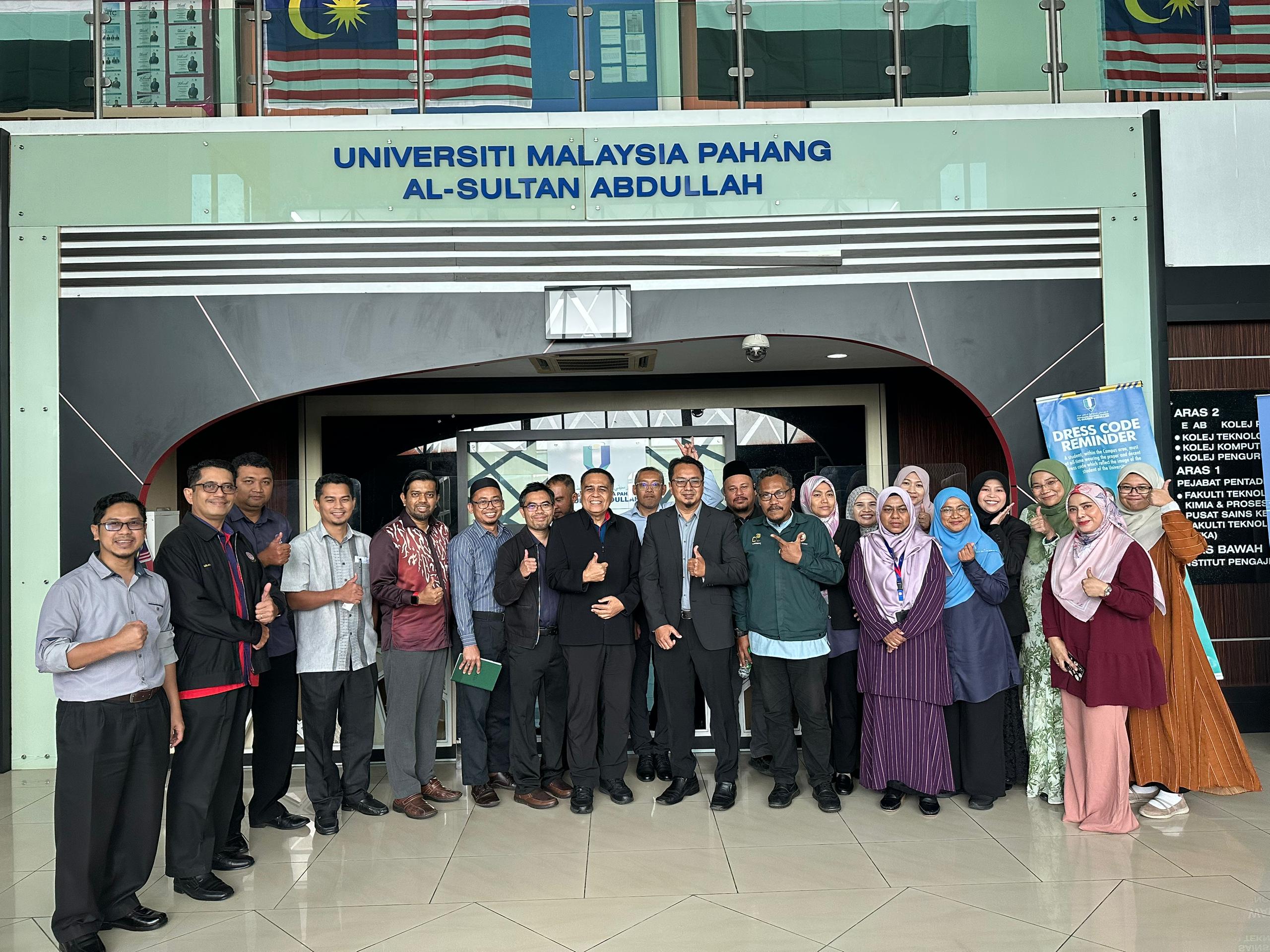 Lawatan Penanda Aras Program Akademik dari Kolej Kemahiran Tinggi MARA (KKTM) Sri Gading, Parit Raja, Johor ke Fakulti Teknologi Kejuruteraan Awam (FTKA), UMPSA yang telah diadakan pada 15 Oktober 2024